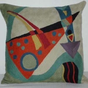 Kandinsky 18" Chainstitch Pillow