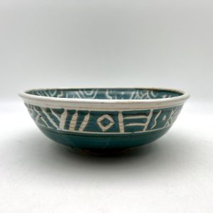 Large Patterned Bowl by Margo Brown - 4378