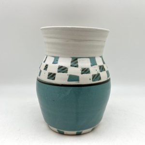 Checkered Utensil Holder by Margo Brown - 4352