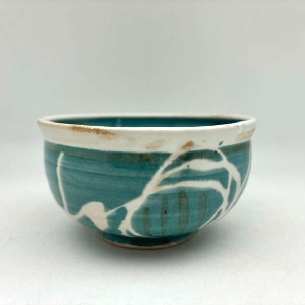 Brush-Design Bowl by Margo Brown - 4470