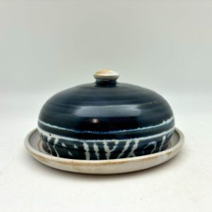 Patterned Butter Dish by Margo Brown - 4418