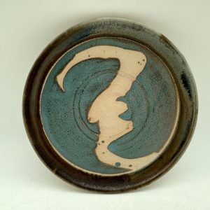 Small Porcelain Plate by Margo Brown - 4599