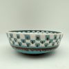 Checkered Porcelain Bowl by Margo Brown - 4683 - Image 2