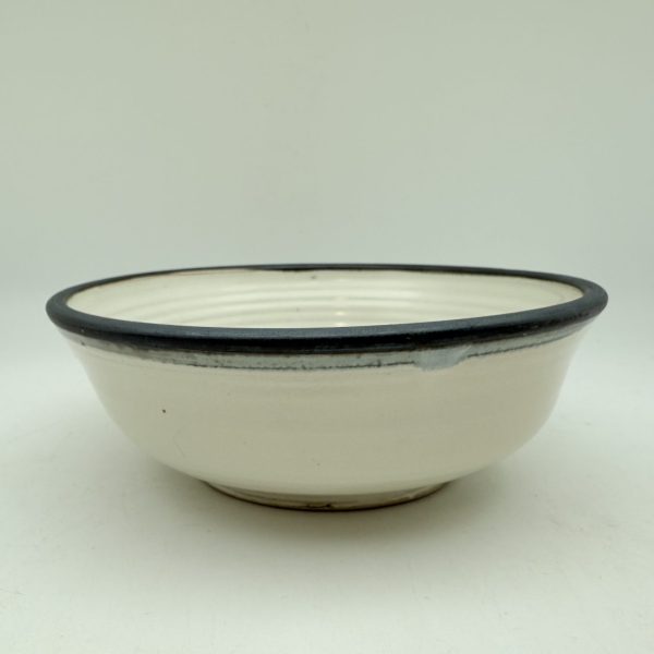 White Porcelain Bowl by Margo Brown - 4682