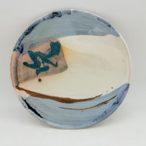 Painted Serving Plate by Margo Brown - 4644