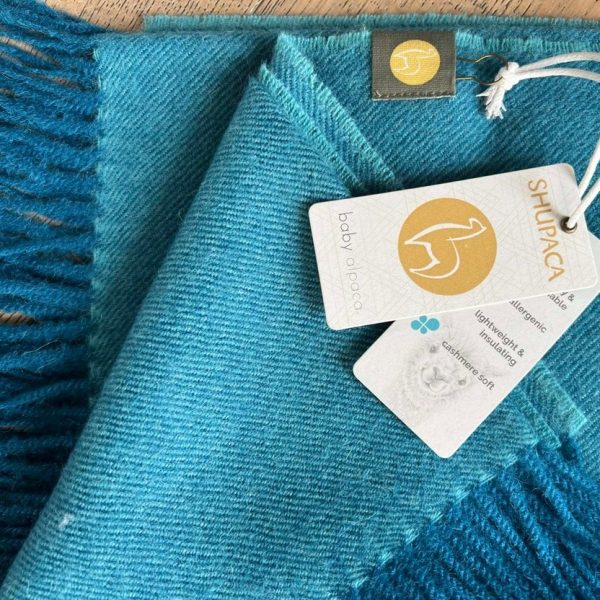 Shupaca 100% Baby Alpaca Throw - Horizon - Image 3