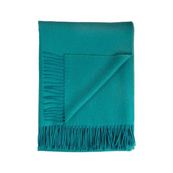 100% Baby Alpaca Throw - Jade - Image 2