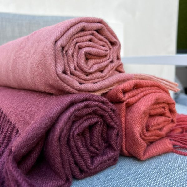 Shupaca 100% Baby Alpaca Throw - Malbec - Image 5