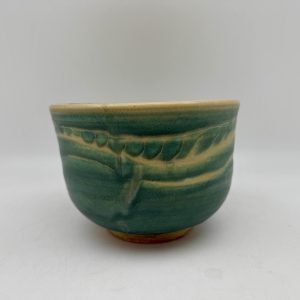 Green & Yellow Bowl by Margo Brown - 8500
