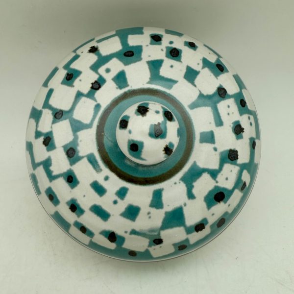 Checkered Butter Dish by Margo Brown - 4856 - Image 3