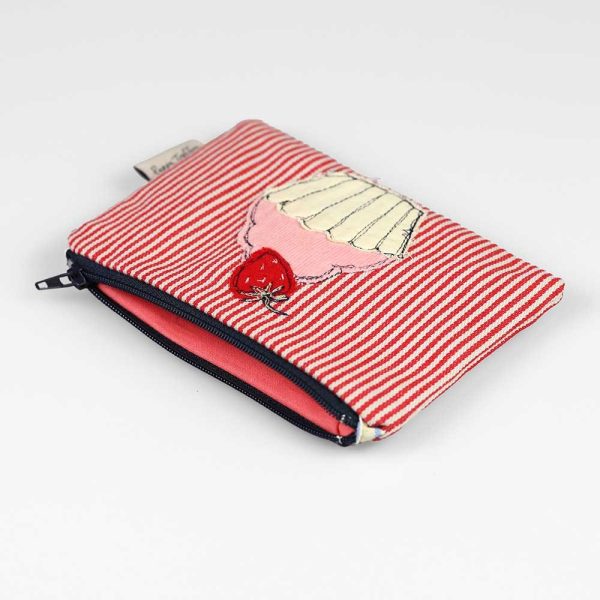 Cute Cupcake Embroidered Purse by Poppy Treffry - Image 3