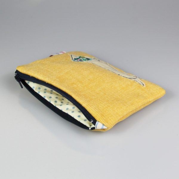Dachshund Embroidered Purse by Poppy Treffry - Image 2