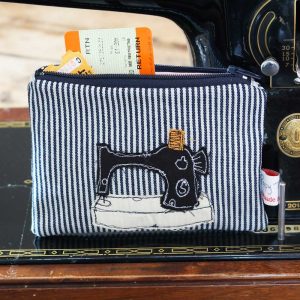 Sewing Embroidered Purse by Poppy Treffry