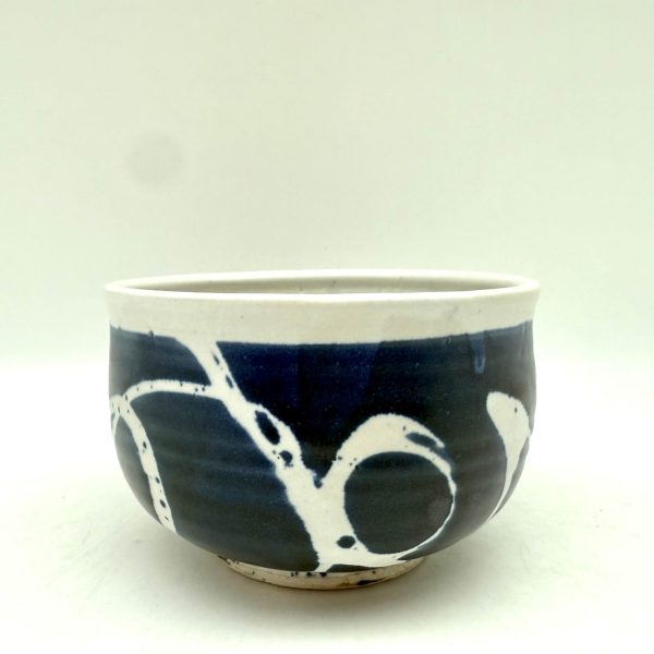 Brush-Design Bowl by Margo Brown - 5143