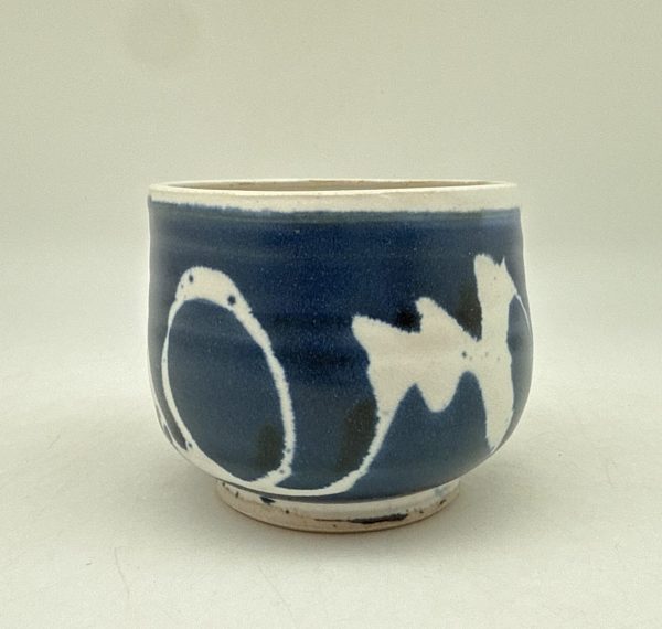 Small Brush-Design Bowl by Margo Brown - 5133