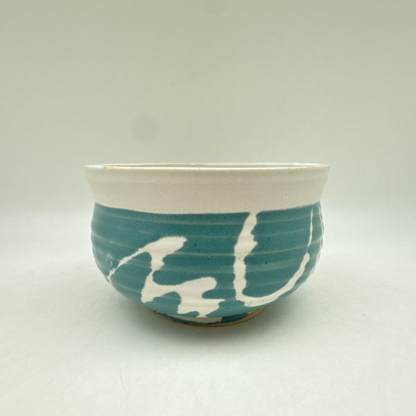 Brush-Design Bowl by Margo Brown - 5136