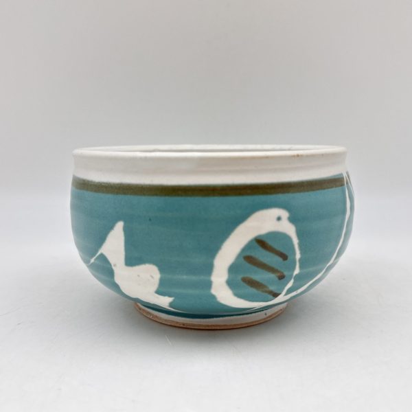 Brush-Design Bowl by Margo Brown - 5132