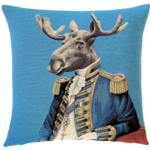 Military Moose Decorative Pillow Cover - Yapatkwa