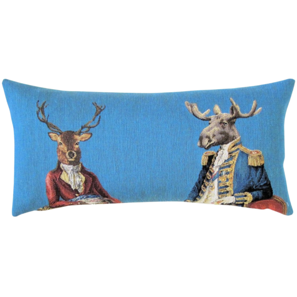 Elk & Moose Decorative Lumbar Pillow - Yapatkwa