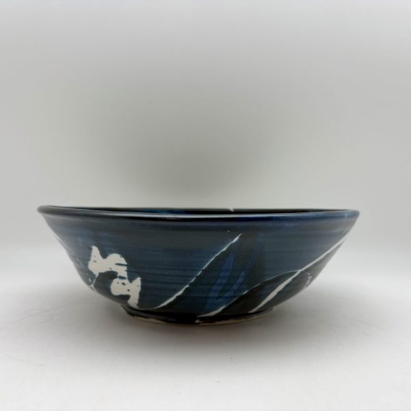 Large Brush-Design Bowl by Margo Brown - 5238 - Image 3