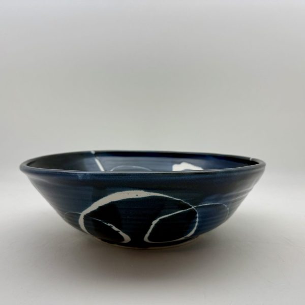 Large Brush-Design Bowl by Margo Brown - 5238 - Image 2