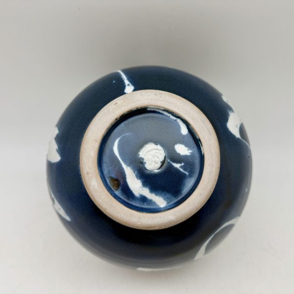 Tall Brush-Design Bowl by Margo Brown -5234 - Image 6