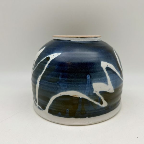 Tall Brush-Design Bowl by Margo Brown -5234 - Image 4