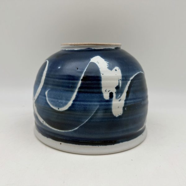 Tall Brush-Design Bowl by Margo Brown -5234 - Image 5