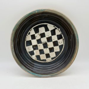 Checkered Pie Plate by Margo Brown - 5170