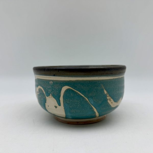 Brush-Design Bowl by Margo Brown -5215