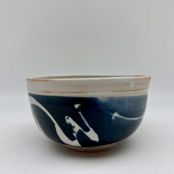 Brush-Design Bowl by Margo Brown -5218