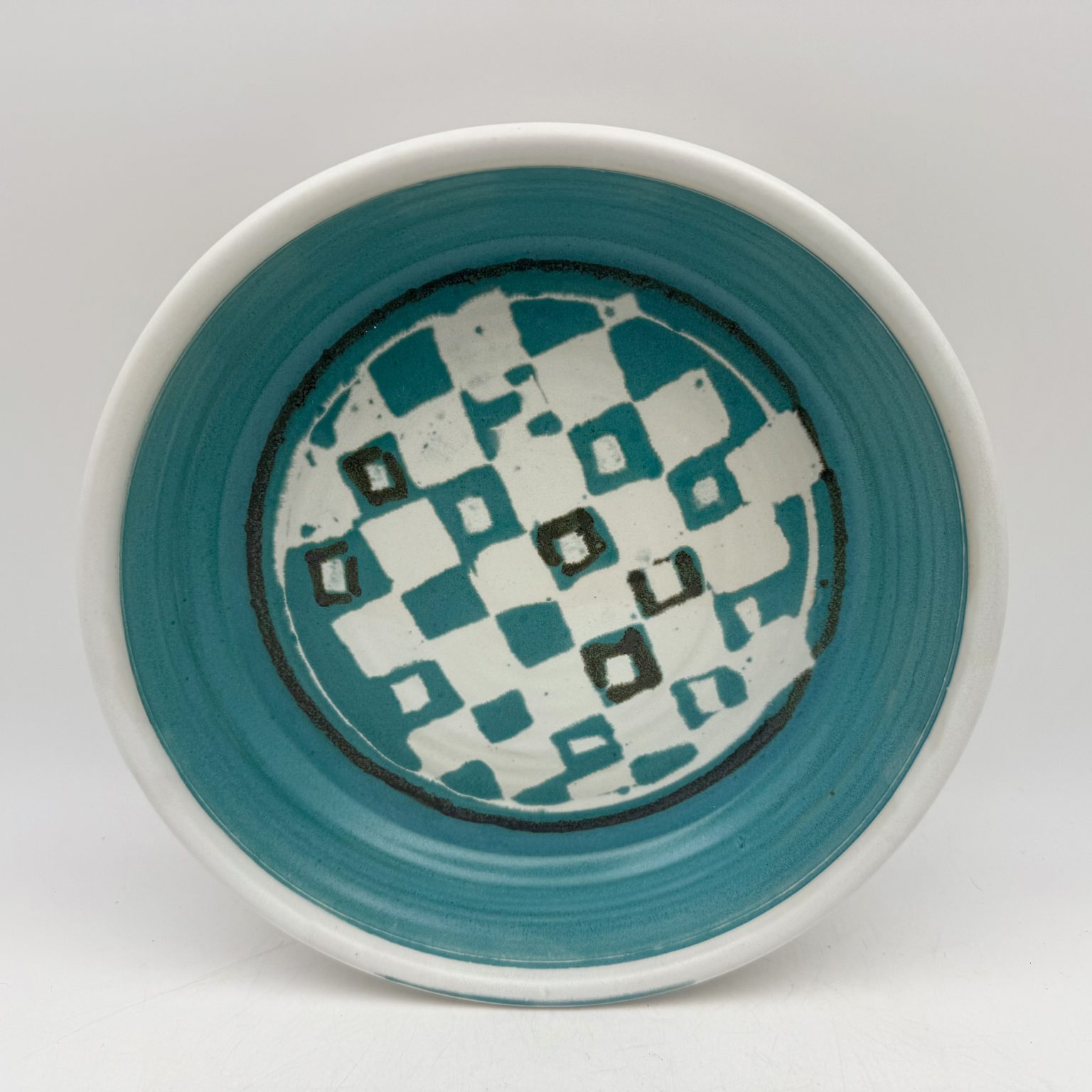 Checkered Pie Plate by Margo Brown - 5308