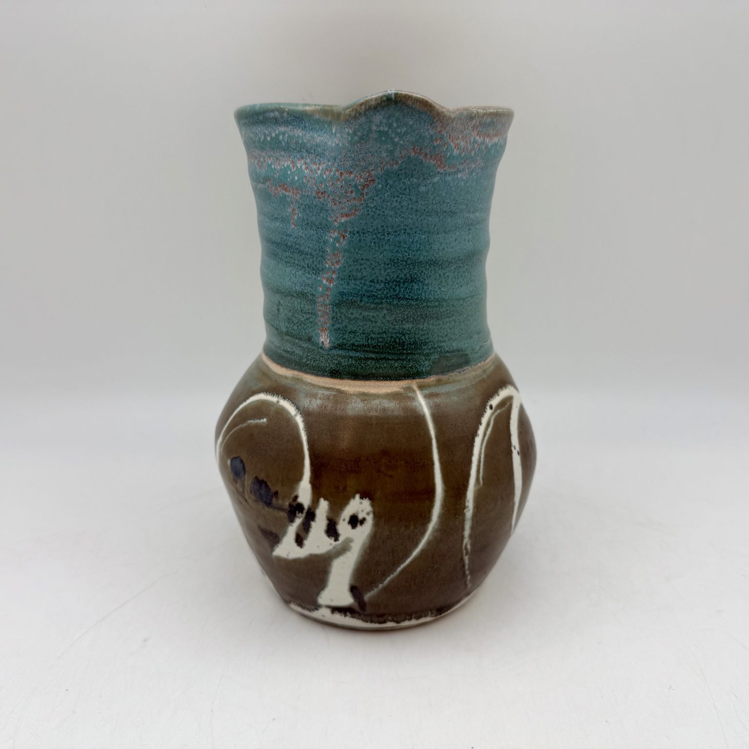 Brush-Design Pitcher by Margo Brown - 5269 - Image 3