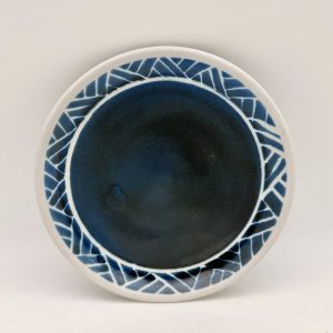 Porcelain Plate by Margo Brown - 5096